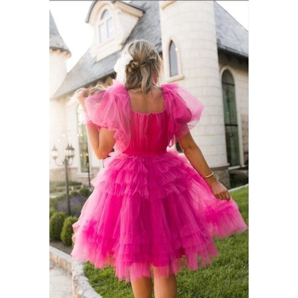 Ivy City Co Pink “pixie” Tulle Mini Dress - Picture 6 of 6